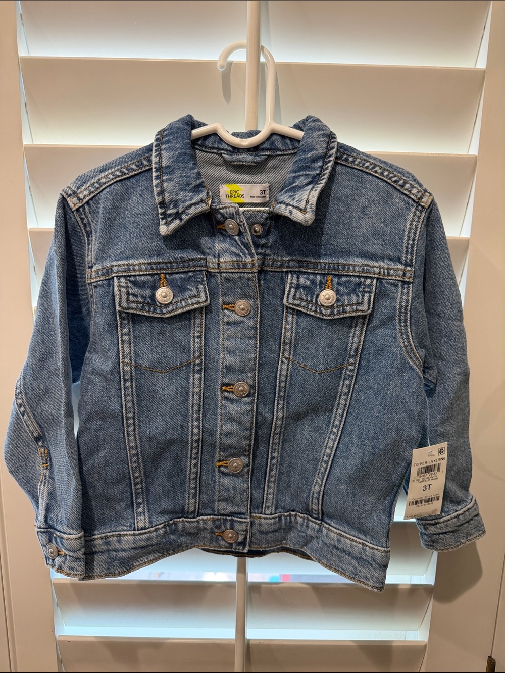 NWT Epic Threads toddler denim jacket